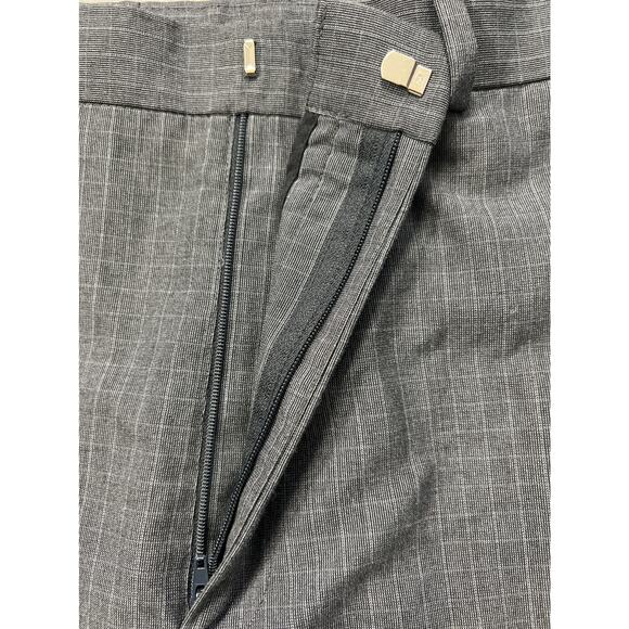 Perry Ellis Pants Size 36/30 Dark Gray Light gray Checkered Classic Fit - Picture 4 of 6